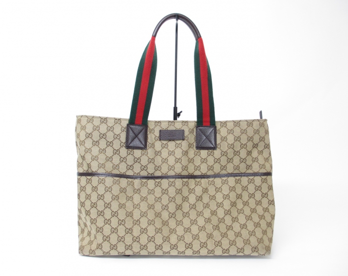 GUCCI グッチ GGキャンバス トートバッグ