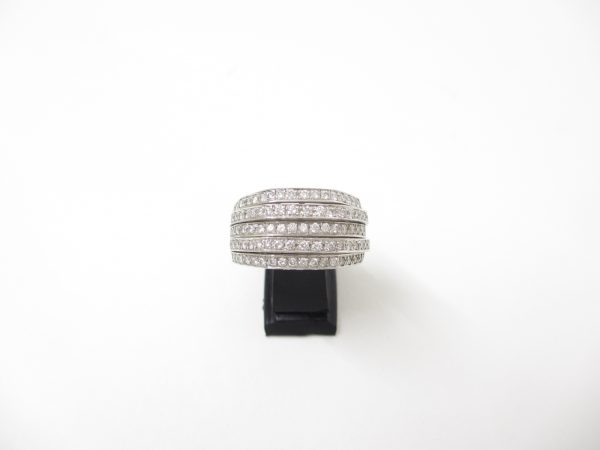 プラチナ(Pt900) 指輪 ダイヤモンドデザインリング 1.34ct 12.0g