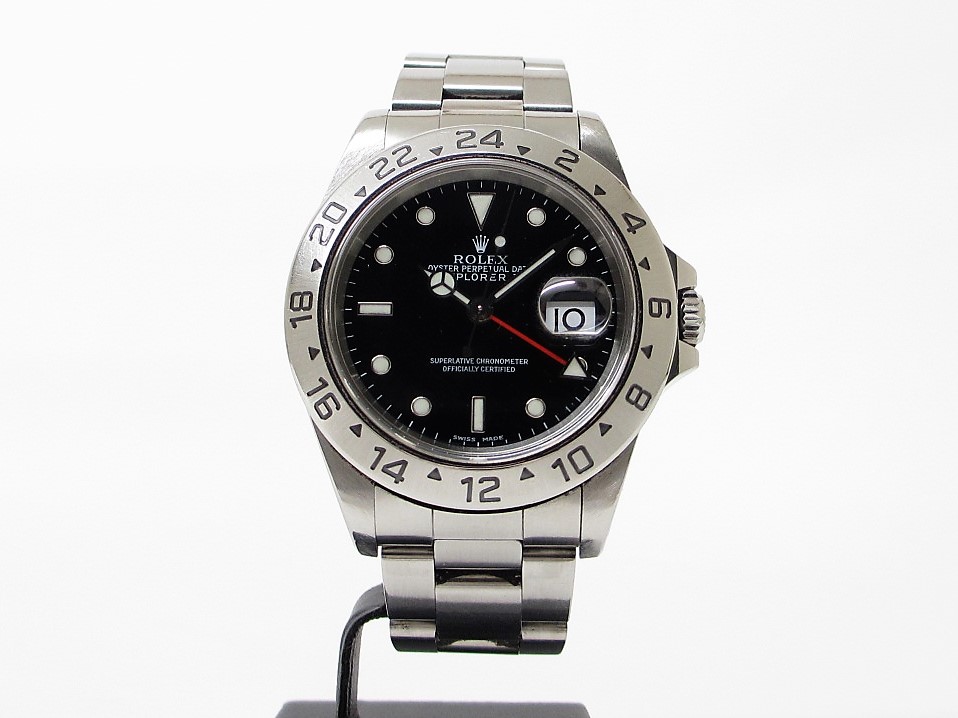 ROLEX ロレックス エクスプローラーⅡ Ref.16570 A番（1999年製造）黒文字盤