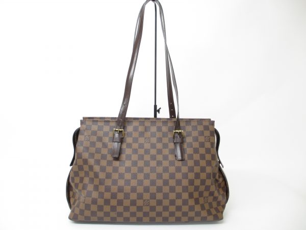 LOUISVUITTON ルイヴィトン ダミエライン チェルシー N51119 トートバッグ（ボタン不良）