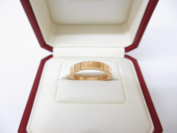 【CARTIER】カルティエ ラニエール 5.21g K18ピンクゴールド 8号 レディース リング・指輪