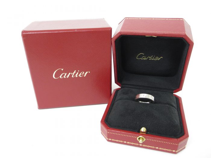 Cartier カルティエ 1Pダイヤモンド ミニラブリング K18ホワイトゴールド