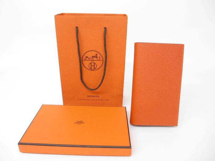 HERMES エルメス アジェンダヴィジョンⅡ 手帳カバー エプソン オレンジ