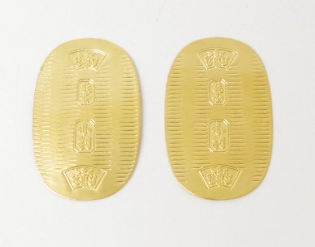 K24 純金製 徳力本店 小判 10.0g 2枚（2018年10月時点。買取単価は毎日返変動します）