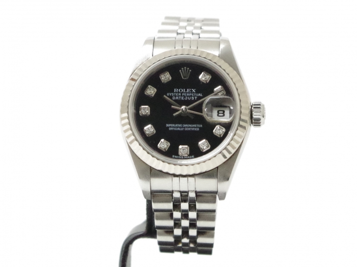 ROLEX ロレックス デイトジャスト Ref.79174G F番 10Pダイヤ レディース（10月限定ロレックス10%UPキャンペーン価格！）