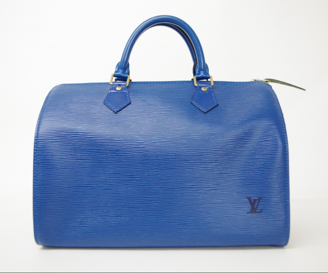 LV ルイヴィトン スピーディ30 エピ ブルー M43005 ミニボストンバッグ