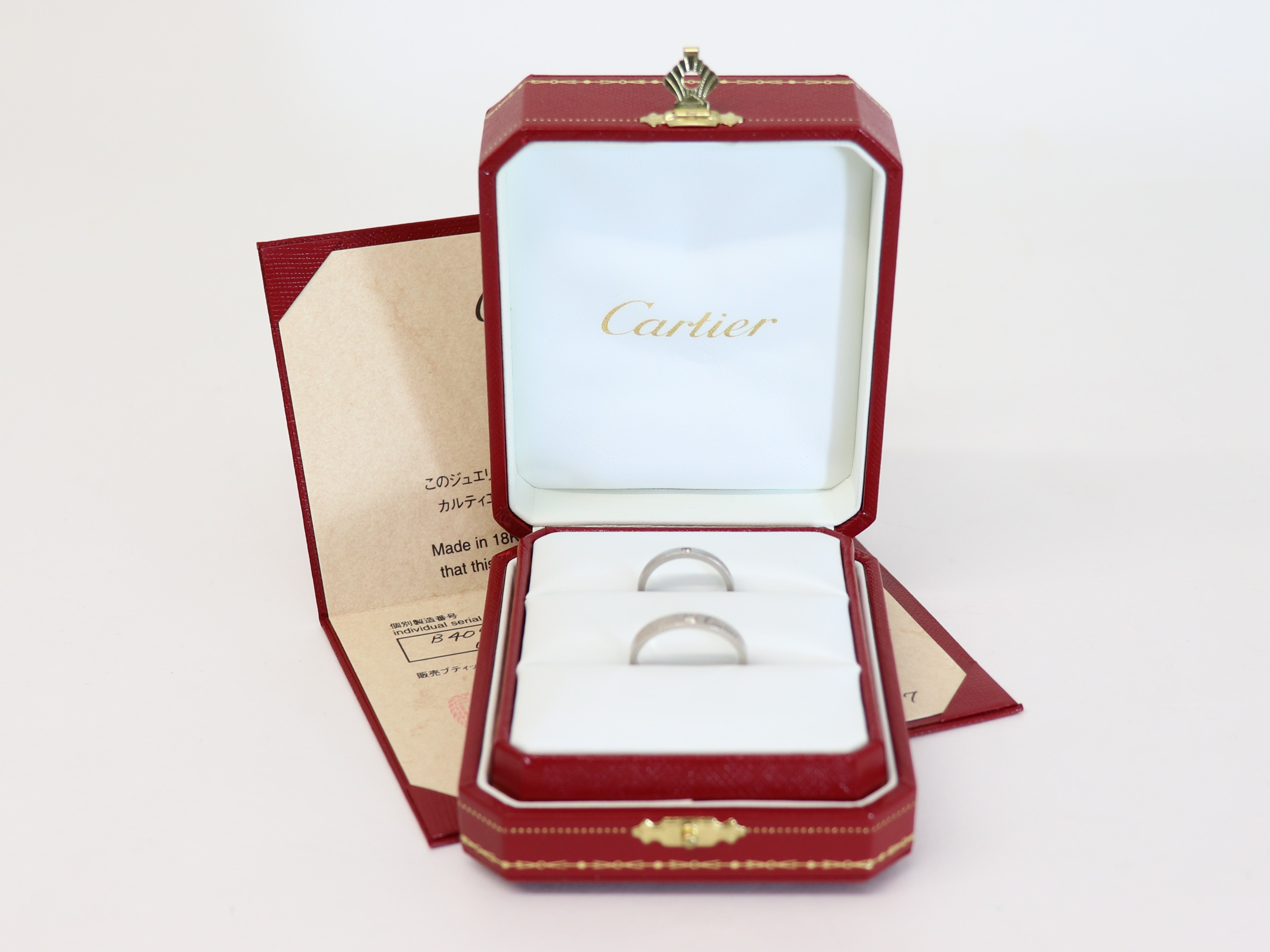 Cartier カルティエ カーブドリング Pt950 65号 日本サイズ24号 ご希望 ...