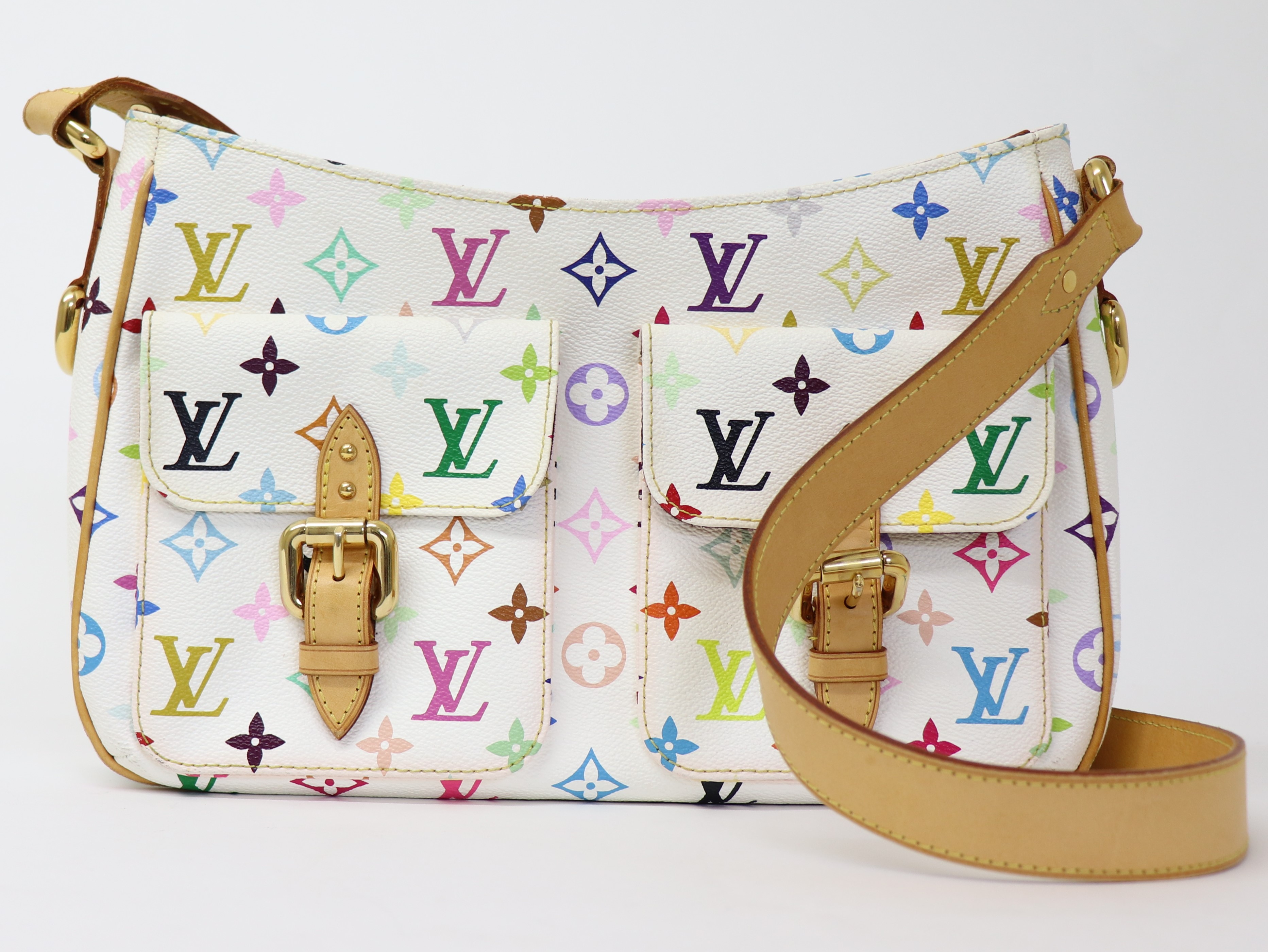 プラップーポケット2内側LOUIS VUITTON ルイヴィトン　マルチカラー　ロッジPM M40053