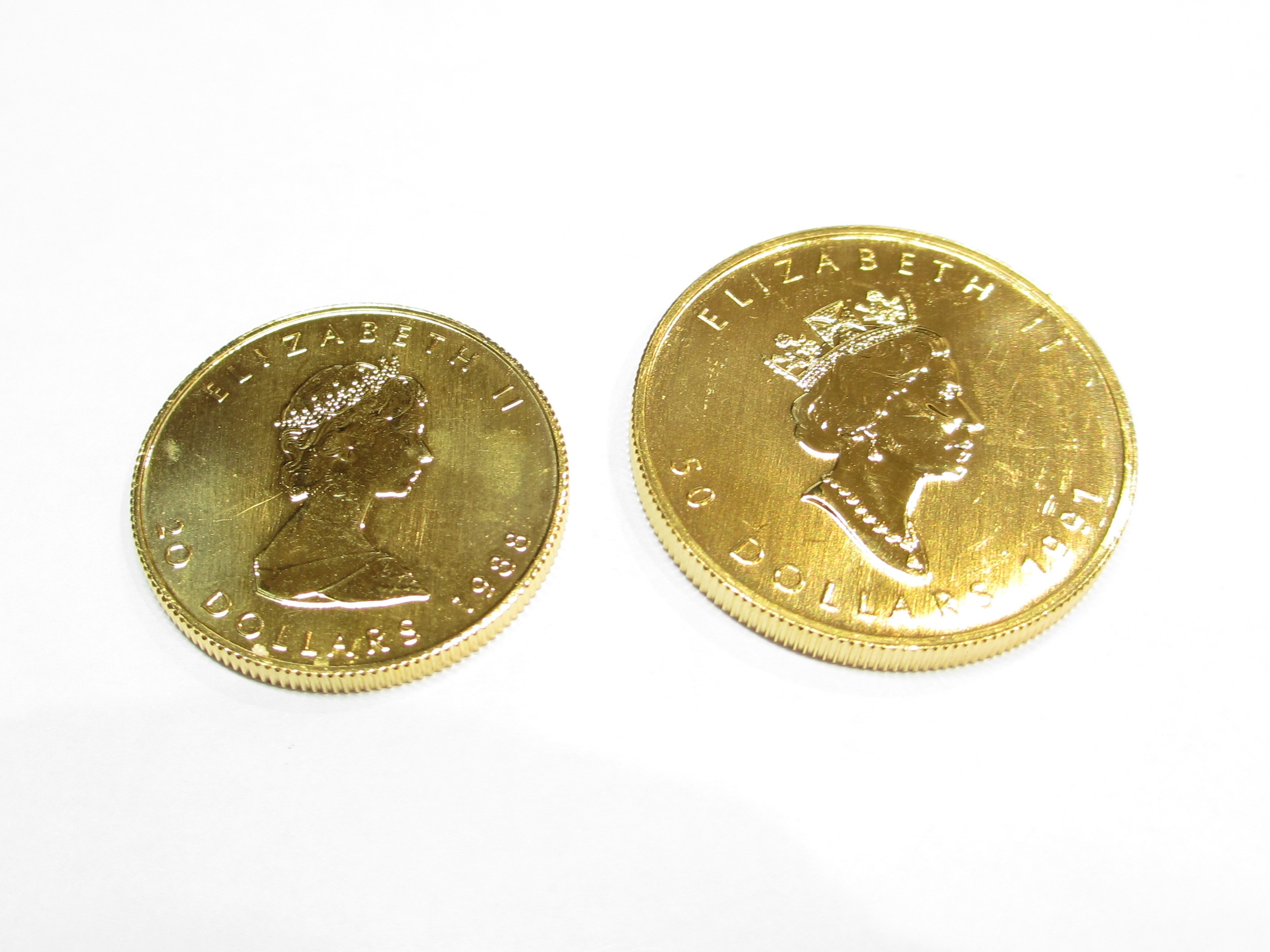 K24IGT メープルリーフコイン（金貨）の最新高価買取実績ブログ！三重県津市丸之内の高額買取専門店ブランドハット】