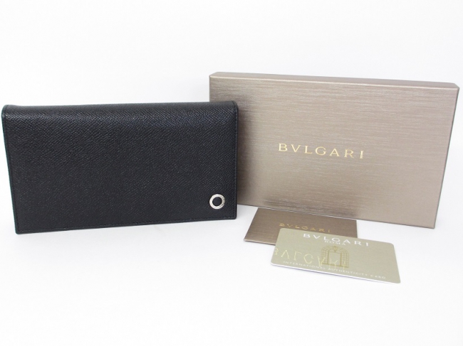 BVLGARI ブルガリブルガリ・マン 二つ折り長財布 30398