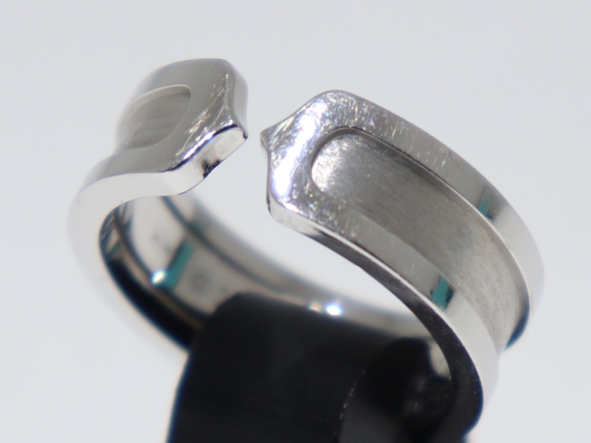 カルティエ K18WG C2リング スモール（12月限定・査定金額5%UPキャンペーン価格!）