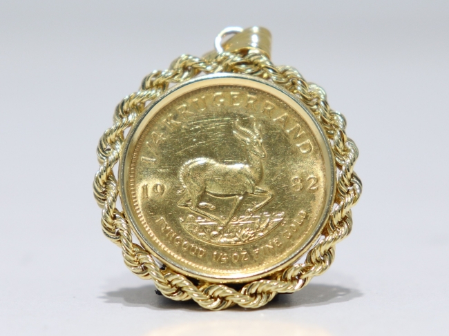 K22/K18 クルーガーランド コイントップ 1/4オンス（2026年1月現在。買取価格は毎日変動します）